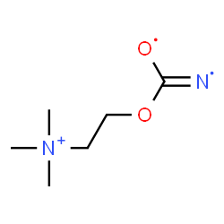 ChemSpider 2D Image | 2-[$l^{2}-azanylidene($l^{1}-oxidanyl)methoxy]ethyl-trimethyl-ammonium | C6H13N2O2