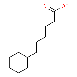 ChemSpider 2D Image | 6-Cyclohexylhexanoate | C12H21O2