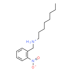 ChemSpider 2D Image | N-(2-Nitrobenzyl)-1-octanaminium | C15H25N2O2