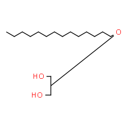 ChemSpider 2D Image | 2-(Tetradecyloxy)-1,3-propanediol | C17H36O3