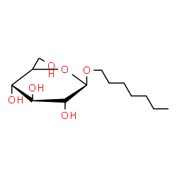 ChemSpider 2D Image | Heptyl beta-D-glucopyranoside | C13H26O6