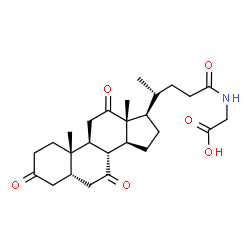 ChemSpider 2D Image | GLYCODEHYDROCHOLIC ACID | C26H37NO6