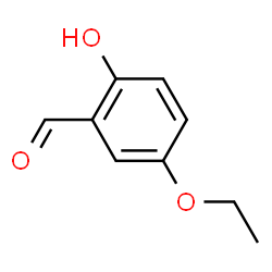 ChemSpider 2D Image | 5-Ethoxy-2-hydroxybenzaldehyde | C9H10O3