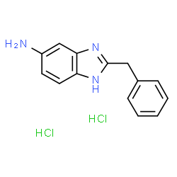 ChemSpider 2D Image | 2-Benzyl-1H-benzimidazol-5-amine dihydrochloride | C14H15Cl2N3