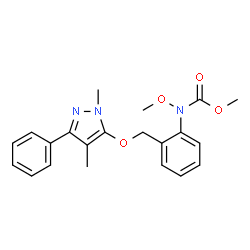 ChemSpider 2D Image | pyrametostrobin | C21H23N3O4