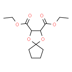 ChemSpider 2D Image | Diethyl 1,4-dioxaspiro[4.4]nonane-2,3-dicarboxylate | C13H20O6