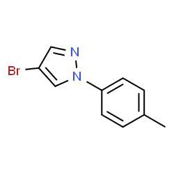 ChemSpider 2D Image | 4-Bromo-1-(p-tolyl)-1H-pyrazole | C10H9BrN2