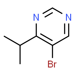 ChemSpider 2D Image | 5-Bromo-4-isopropylpyrimidine | C7H9BrN2