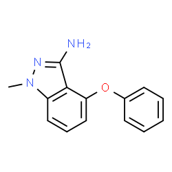 ChemSpider 2D Image | 1-Methyl-4-phenoxy-1H-indazol-3-amine | C14H13N3O