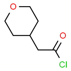 ChemSpider 2D Image | Tetrahydro-2H-pyran-4-ylacetyl chloride | C7H11ClO2