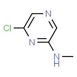 ChemSpider 2D Image | 2-Chloro-6-methylaminopyrazine | C5H6ClN3