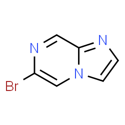 ChemSpider 2D Image | 6-Bromoimidazo[1,2-a]pyrazine | C6H4BrN3
