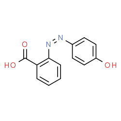 ChemSpider 2D Image | 2-[(Z)-(4-Hydroxyphenyl)diazenyl]benzoic acid | C13H10N2O3