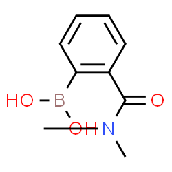 ChemSpider 2D Image | (2-(Dimethylcarbamoyl)phenyl)boronic acid | C9H12BNO3