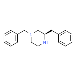 ChemSpider 2D Image | (R)-1,3-dibenzylpiperazine | C18H22N2