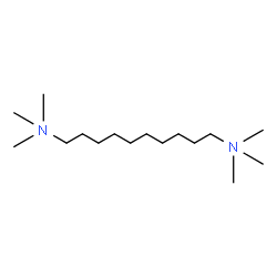 ChemSpider 2D Image | 1,10-bis(trimethyl-$l^{5}-azanyl)decane | C16H38N2
