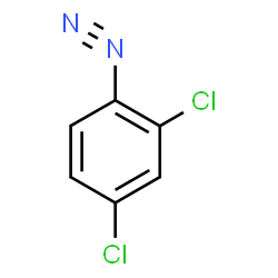 ChemSpider 2D Image | 2,4-dichloro-1-(nitrido-$l^{5}-azanyl)benzene | C6H3Cl2N2