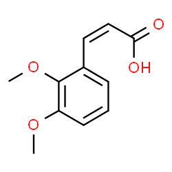 ChemSpider 2D Image | (2Z)-3-(2,3-Dimethoxyphenyl)acrylic acid | C11H12O4