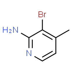 ChemSpider 2D Image | 2-Amino-3-Bromo-4-Picoline | C6H7BrN2