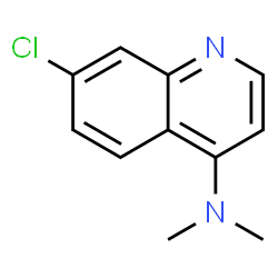 ChemSpider 2D Image | 7-Chloro-N,N-dimethyl-4-quinolinamine | C11H11ClN2