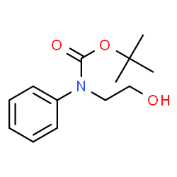 ChemSpider 2D Image | tert-Butyl (2-hydroxyethyl)phenylcarbamate | C13H19NO3