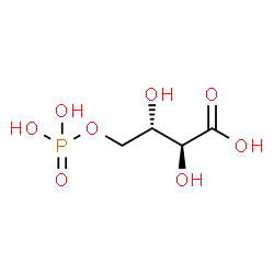 ChemSpider 2D Image | 4-phospho-L-erythronic acid | C4H9O8P