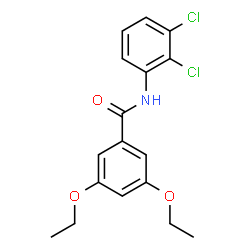 ChemSpider 2D Image | N-(2,3-Dichlorophenyl)-3,5-diethoxybenzamide | C17H17Cl2NO3