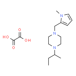 ChemSpider 2D Image | 1-sec-Butyl-4-[(1-methyl-1H-pyrrol-2-yl)methyl]piperazine ethanedioate (1:1) | C16H27N3O4