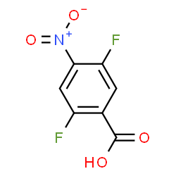 ChemSpider 2D Image | 2,5-Difluoro-4-nitrobenzoic acid | C7H3F2NO4