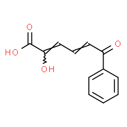 ChemSpider 2D Image | 2-Hydroxy-6-oxo-6-phenylhexa-2,4-dienoic acid | C12H10O4