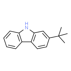 ChemSpider 2D Image | 2-tert-Butyl-9H-carbazole | C16H17N