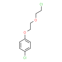 ChemSpider 2D Image | 1-Chloro-4-[2-(2-chloroethoxy)ethoxy]benzene | C10H12Cl2O2