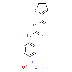 ChemSpider 2D Image | N-[(4-Nitrophenyl)carbamothioyl]-2-furamide | C12H9N3O4S