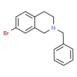 ChemSpider 2D Image | 2-Benzyl-7-bromo-1,2,3,4-tetrahydroisoquinoline | C16H16BrN