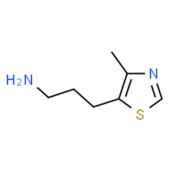 ChemSpider 2D Image | 3-(4-methylthiazol-5-yl)propan-1-amine | C7H12N2S
