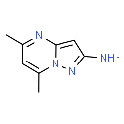 ChemSpider 2D Image | 5,7-Dimethylpyrazolo[1,5-a]pyrimidin-2-amine | C8H10N4