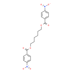 ChemSpider 2D Image | 1,6-Hexanediyl bis(4-nitrobenzoate) | C20H20N2O8