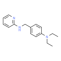 ChemSpider 2D Image | N-[4-(Diethylamino)benzyl]-2-pyridinamine | C16H21N3