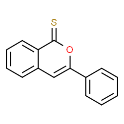 ChemSpider 2D Image | 3-Phenyl-1H-isochromene-1-thione | C15H10OS