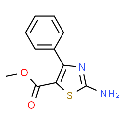 ChemSpider 2D Image | methyl 2-amino-4-phenylthiazole-5-carboxylate | C11H10N2O2S