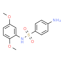 ChemSpider 2D Image | 4-Amino-N-(2,5-dimethoxyphenyl)benzenesulfonamide | C14H16N2O4S
