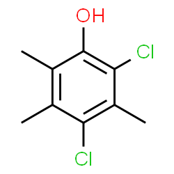 ChemSpider 2D Image | 2,4-Dichloro-3,5,6-trimethylphenol | C9H10Cl2O