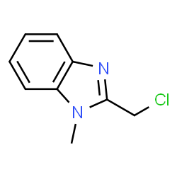 ChemSpider 2D Image | 2-(chloromethyl)-1-methylbenzimidazole | C9H9ClN2