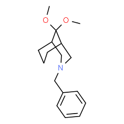 ChemSpider 2D Image | 3-Benzyl-9,9-dimethoxy-3-azabicyclo[3.3.1]nonane | C17H25NO2