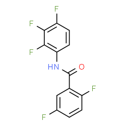 ChemSpider 2D Image | 2,5-Difluoro-N-(2,3,4-trifluorophenyl)benzamide | C13H6F5NO