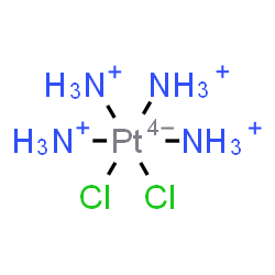ChemSpider 2D Image | Tetraammine(dichloro)platinum | H12Cl2N4Pt