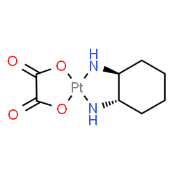 ChemSpider 2D Image | [(1S,2S)-1,2-Cyclohexanediaminato(2-)-kappa~2~N,N'][ethanedioato(2-)-kappa~2~O~1~,O~2~]platinum | C8H12N2O4Pt