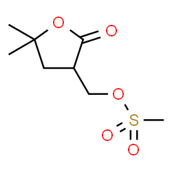 ChemSpider 2D Image | 3-mesyloxymethyl-5,5-dimethylbutyrolactone | C8H14O5S