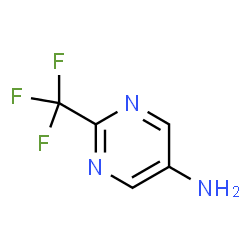 ChemSpider 2D Image | 2-(Trifluoromethyl)-5-pyrimidinamine | C5H4F3N3