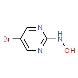 ChemSpider 2D Image | 5-Bromo-N-hydroxy-2-pyrimidinamine | C4H4BrN3O